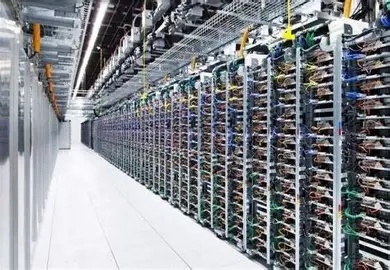 Eco-friendly Bitcoin mining farm powered by renewable energy