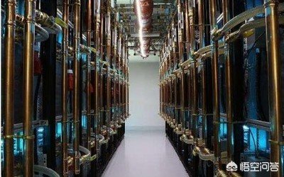 A bustling mining farm fortified with cutting-edge security measures