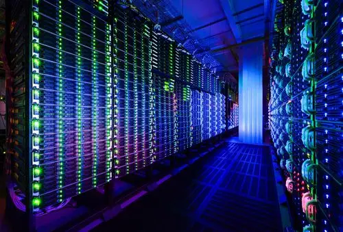 An intricate view of a mining rig optimized for low-cost power efficiency