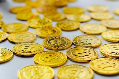 A Bitcoin mining farm with solar panels showcasing eco-friendly practices